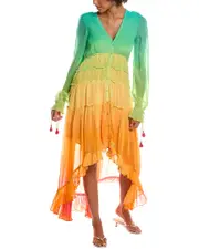 Rococo Sand High-Low Maxi Dress
