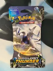 Pokemon - Lost Thunder Sleeved Booster Pack - Sun & Moon - Sealed - Lugia