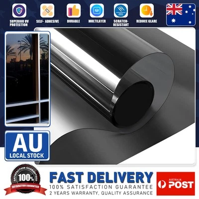 5% One Way Mirror Tint Window Glass Film Solar UV Reflective Privacy Protector