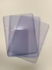 Three (3) New 3" X 4" Top Loaders To Protect Sports Cards & TCG Cards