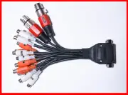 Breakout Cable for M-Audio Delta 1010LT analog Interface XLR Microphone RCA i/o