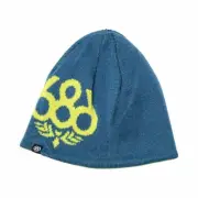 686 Boys Icon Reversible Beanie (Classic Blue) M1WBNE51-CBLU