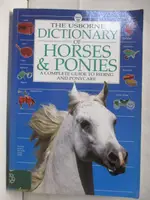 【書寶二手書T2／動植物_EP1】THE USBORNE DICTIONARY OF HORSES & PONIES