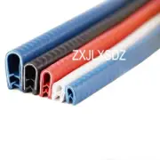 1 Meter U Shape Car Door Edge Trim Protector PVC Seal Strip Edge Guard Black