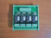 Qty 6 - Electronics-Salon DIN Rail Mount 4 SPDT Power Relay Interface Module.