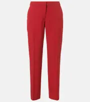 [Dries Van Noten] Dries Van Noten Wool slim pants AU 16 red