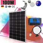 100W Solar Panel Kit 30A Controller Battery Charging 12V Caravan Boat Camping RV