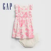 在飛比找蝦皮購物優惠-[二手]Gap 嬰兒 花卉印花洋裝 18-24m #Gap 