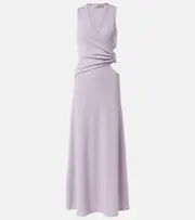 [Christopher Esber] Christopher Esber Embellished cutout maxi dress AU 12 purple