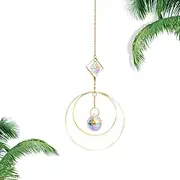 Sun Catchers with Crystals, Garden Sun Catchers Crafts, Sun Catchers Indoor Window, Prism Sun Catchers for Window Sunlight, Home Decor Ornament