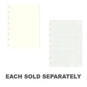 Filofax Easy to Insert A5 Size Notebook Refill 32pk in Clean White Colour
