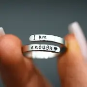 I Am Enough Empowerment Ring Perfect Gift For The Holidays!
