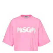 [MSGM] Logo Cropped Tee