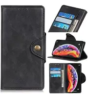 [YBROY] Case for Samsung Galaxy M14 5G, Magnetic Flip Leather Premium Wallet Phone Case, with Card Slot and Folding Stand, Case Cover for Samsung Galaxy M14 5G.(Black)