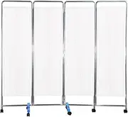 Hanging Room Divider, Hanging Room Divider Folding Room Screen Divider,Folding Privacy Screen Panel with Wheels,Indoor Office Dormitories Room Divider,Temporary Wall Separators