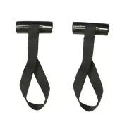 2 Pcs Under Hood Quick Loop Kayak Canoe Boat Tie Down Anchor Point-Straps Black