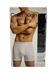 Calvin Klein Men's Cotton Classics Fit 5-Pack Boxer Briefs Size M Underwear