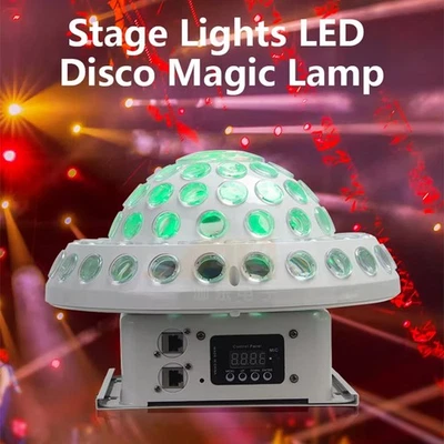 RGB KTV Room Disco Pattern Strobe Led Cristal Magic Ball Laser Light for Stage