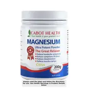 Cabot Health Magnesium Ultra Potent Powder Citrus 200g