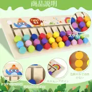 Montessori Slide Puzzle for 3-8 Years Old Wooden Color Matching Puzzle leRHx