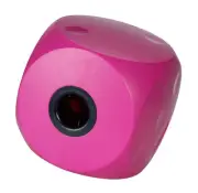 Kruuse Buster Cube Treat Dispenser Interactive Dog Toy Cherry Large