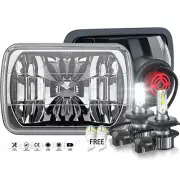 2pcs 7x6 5x7 LED Headlights Hi/Lo For Chevy Express Cargo Van 1500 2500 3500