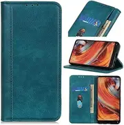 [YBROY] Case for Samsung Galaxy M34 5G, Magnetic Flip Leather Premium Wallet Phone Case, with Card Slot and Folding Stand, Case Cover for Samsung Galaxy M34 5G.(Green)