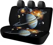 BVNMT Rear Seat Cover for Car Dog Car Seat Cover Planet Jupiter Non-Slip Durable Rear Seat Protector for Cars SUV &Truck