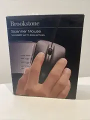 NEW~Brookstone Scanner Mouse USB (Scans Documents, Photos, Receipts)