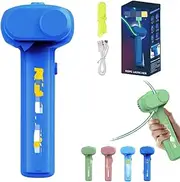 Glow in The Dark Loop Rope Launcher Propeller, Game Shooter String Toy, Luminous Rope Toy, Handheld Novelty Fun Rope Pressure Reducer, Birthday Christmas Ideal Gift,Dark Blue