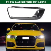 Right Headlight Clear Lens Shell Cover + Sealant Gule For Audi Q3 RSQ3 2016-2018 (for: Audi)