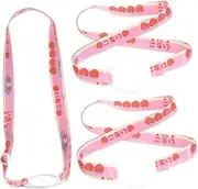 Kisangel 3pcs Beverage Bottle Strap Water Bottle Carrier Water Bottle Holder Clip Drink Lanyard Water Bottle Carrying Rope Water Bottle Shoulder Strap Pupils Handle Strap Cartoon Fabric