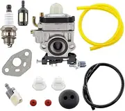 HURI Carburetor For POPE 101PLT25 101PLT25D Trimmer Walbro Carburettor Fuel Line Kit
