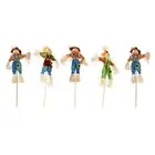 5Pcs Scarecrow Fall Decor Autumn Scarecrow Picks Yard Scarecrow