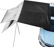 Vehicle Awning - Retractable Car Side Awning, Waterproof UV50+ Sun Shelter | Portable sav for Camping, Quick Setup, Durable Aluminum Poles, universel Fit for Trucks, ven, Outdoor Travel Shade,