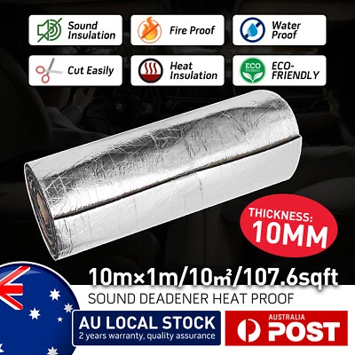 10m² FENDERS AND REAR ARC Sound Deadener Heat Insulation self-adhesive Foam (for: Subaru)