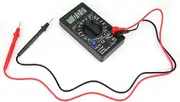 830B Multifunctional Portable LCD Digital Multimeter Amp Volt Ohm Tester Voltmeter Ohmmeter Meter, Can Measure AC/DC Voltage, DC Current, Transistor (-830B