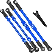 BRCatWPark RC Turnbuckles Camber Links Upgrades Part for 1/10 E-maxx T-maxx,Aluminum Alloy Adjustable Turnbuckles Hop-Up,Replace Part#3941 5143,Navy Blue