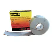 3M Scotch 70 Self Fusing Silicone Electrical Tape 25mm x 9.14m