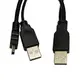 USB2.0 A公X2轉MINI 5P公 外接式硬碟專用線 70cm (US-159)-CB2159