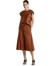[Cue] Utility Shell Top in Caramel