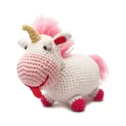 Multicolor Unicorn Crochet Doll Handmade Amigurumi Plush Toy VAC