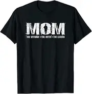 [VidiAmazing] Mom The Veteran The Myth The Legend Military T-Shirt T-Shirt ds2979 T-Shirt