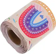 SHINEOFI 1 Roll Classroom Border Trim Rainbow Bulletin Board Borders Decorative Trim for Blackboard Whiteboard