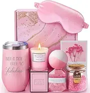 Luxury Pamper Boxed Gift Set for Birthday, Christmas, Mother's Day, Valentine's Day, Get Well Soon, Thank You Teacher, New Job, Moving House, Best Friend (Pink Special)