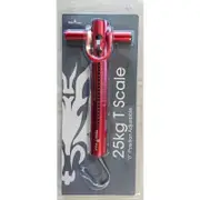 Timber Wolf Fish Hook Hanging Scale 25kg Fishing Scale