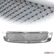 For 00-05 Deville Chrome Bentley Mesh Front Hood Bumper Grill Grille Replacement