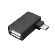 2PCS 90 Degree Micro USB OTG Adapter Male to USB 2.0 Converter for Xiaomi Huawei Android
