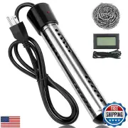 Immersion Water Heater Electric, 2000W Portable Hot Water Heater with Digital
