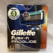 Gillette Fusion ProGlide Razor Blade Refills 8 Cartridges Sealed *FREE SHIPPING*